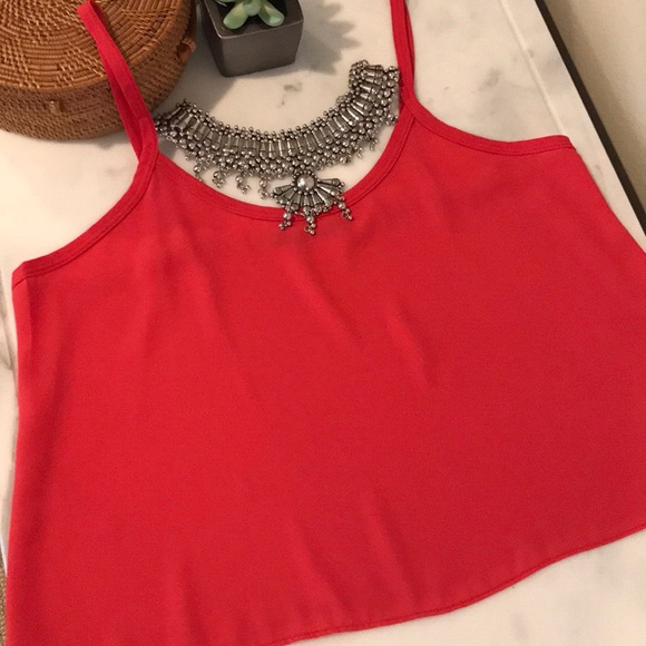 2/$15 Valentines Chiffon Top ❤️ - Picture 2 of 6